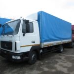 Бортовой грузовик МАЗ 437043-328 с тентом